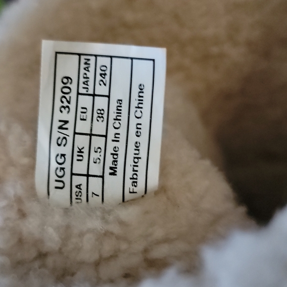 UGG SaVaNNa BLaCK LeaTHeR CloG BooTs SiZe 7 - Picture 8 of 9